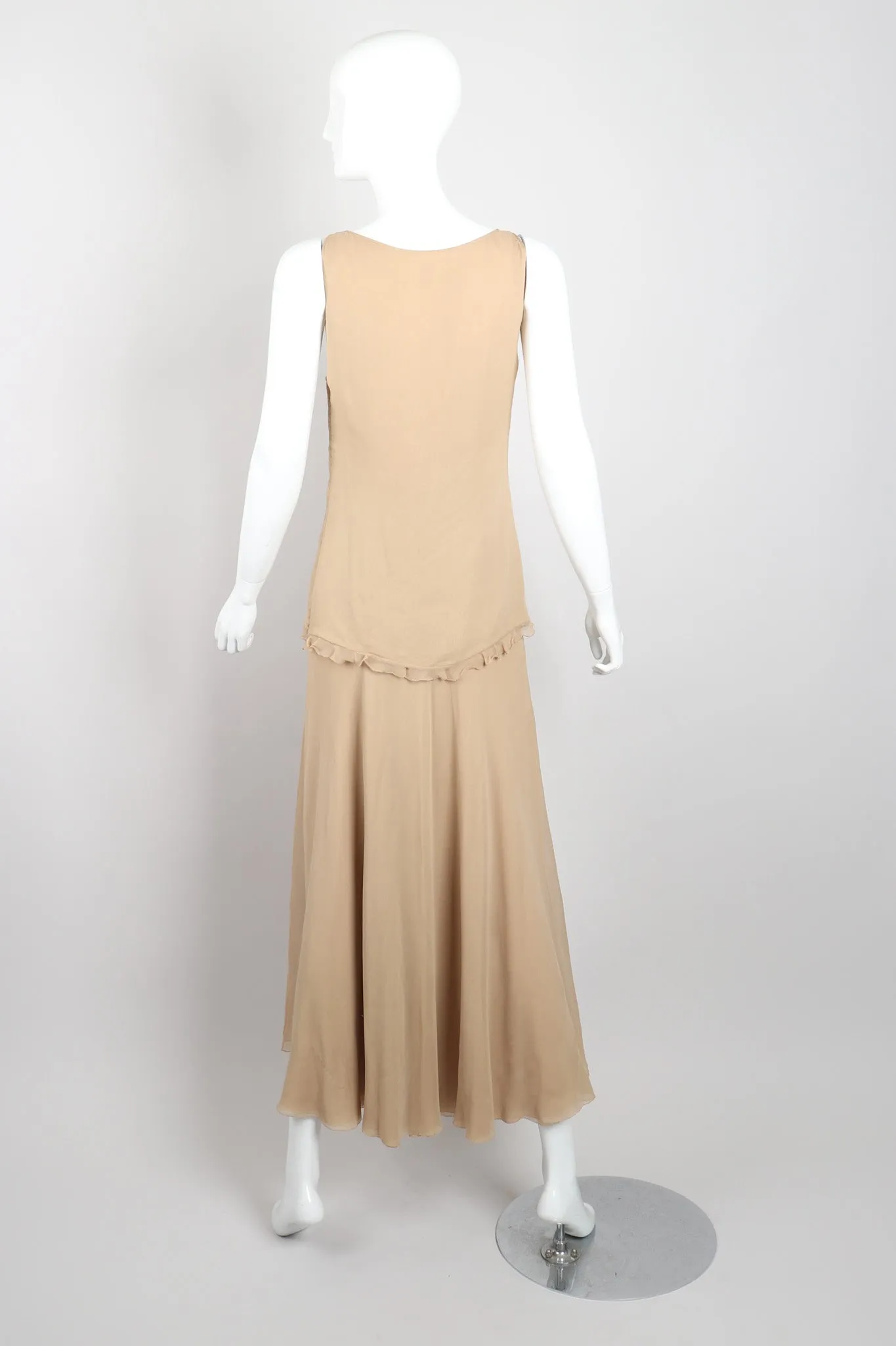 Chiffon 3-Piece Ruffle Set