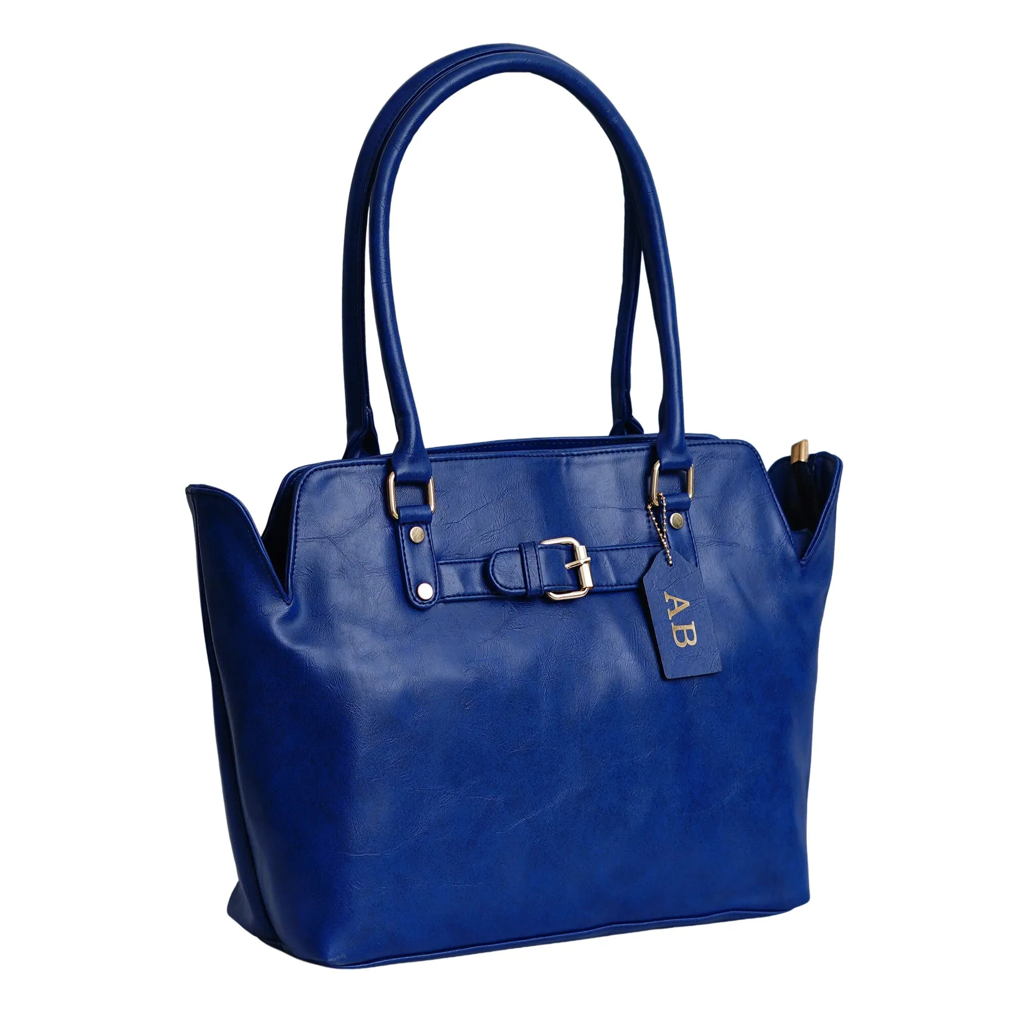 Classy Leather Customized Hand Bag 1.0 - Royal Blue