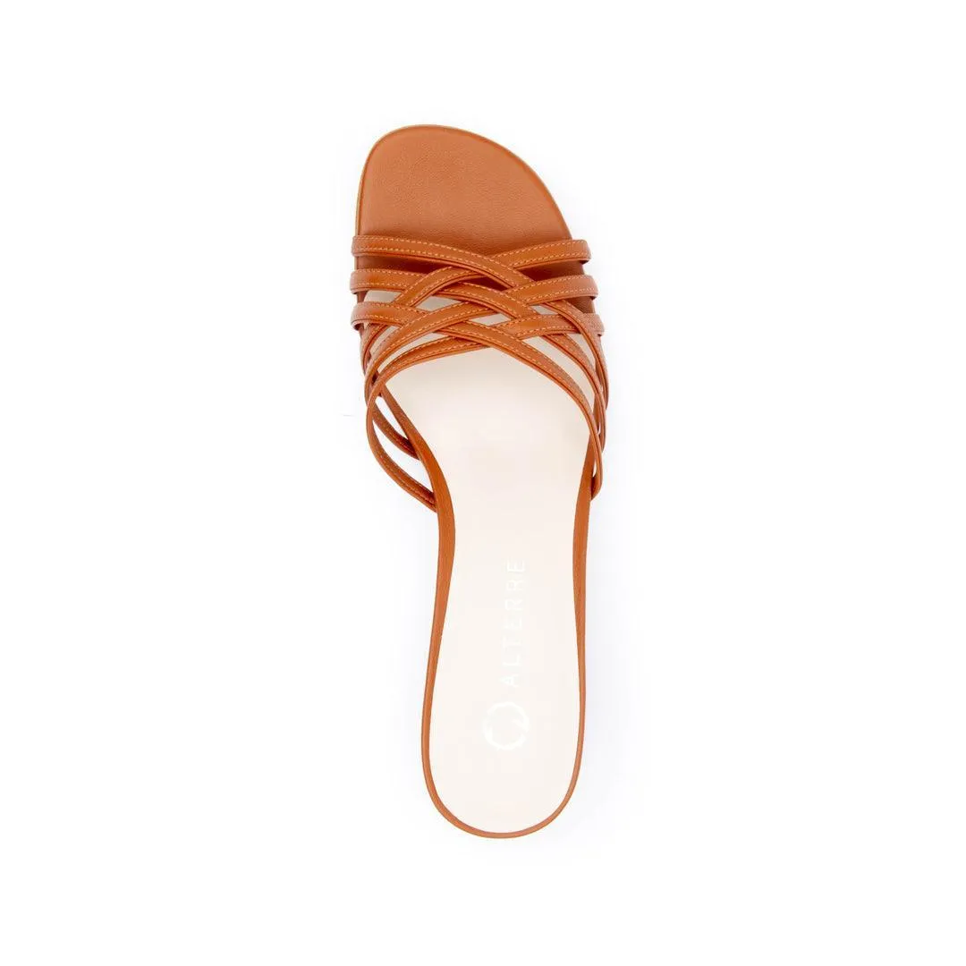 Cognac Bell Sandal