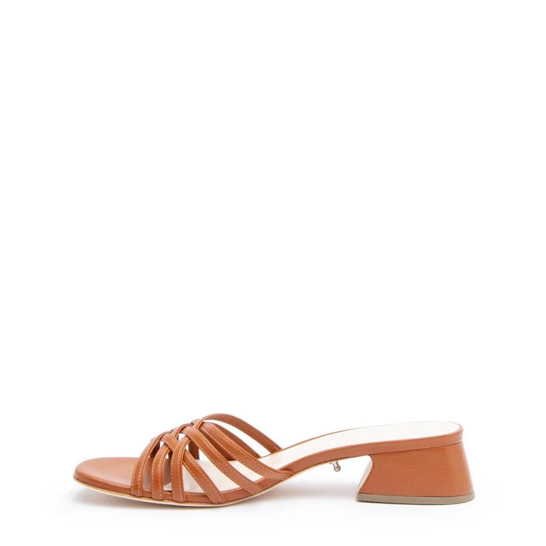 Cognac Bell Sandal