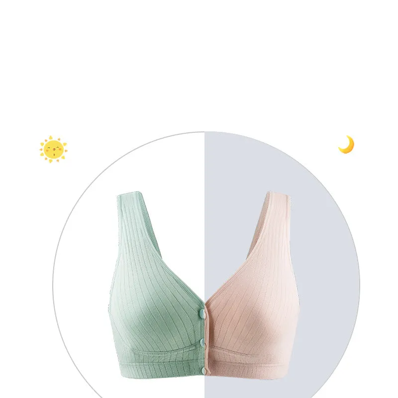 Cotton Wire Maternity Bra Tops Breastfeeding Bra