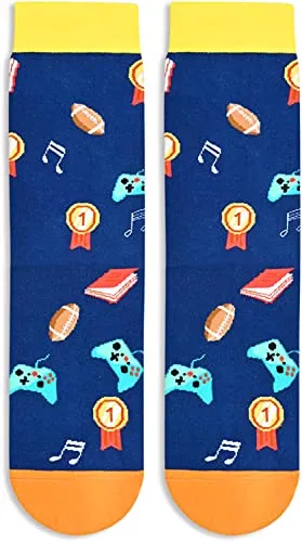 Crazy Novelty Socks, Gifts for Son, Unique Gifts from Mom and Dad, Perfect Father to Son and Mother to Son Gifts, My Son Gifts Best Son Gifts
