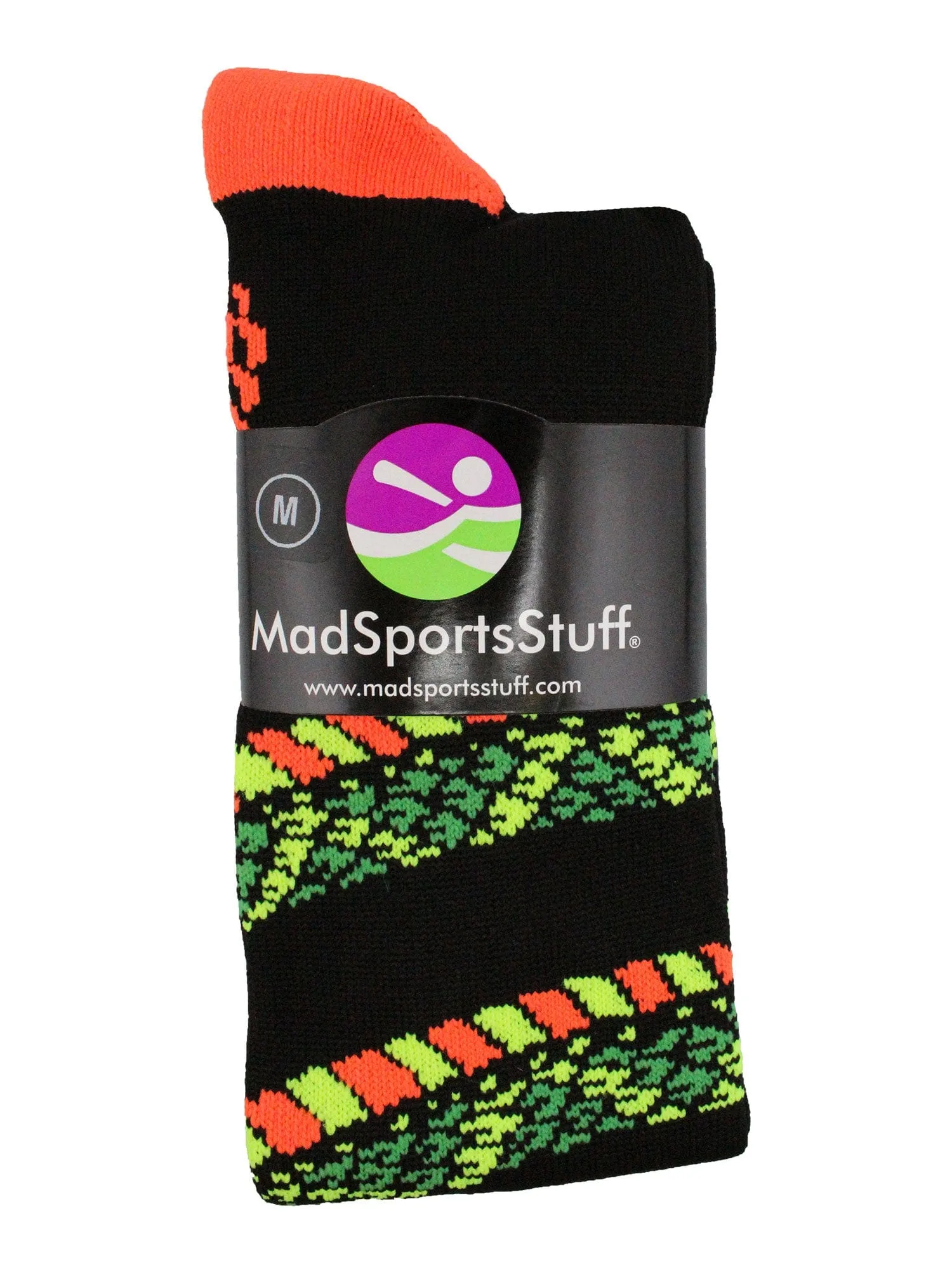 Crazy Snake Over the Calf Athletic Socks