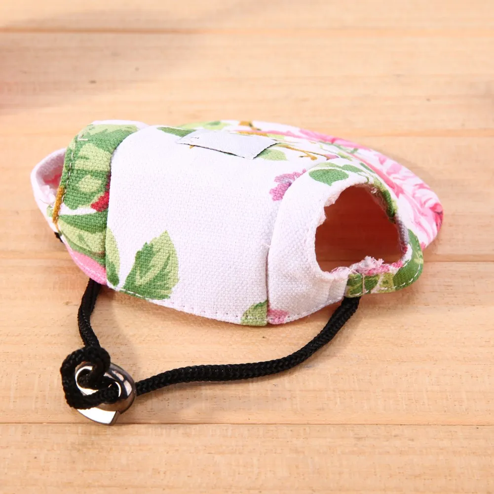 Cute Floral Dog Hat