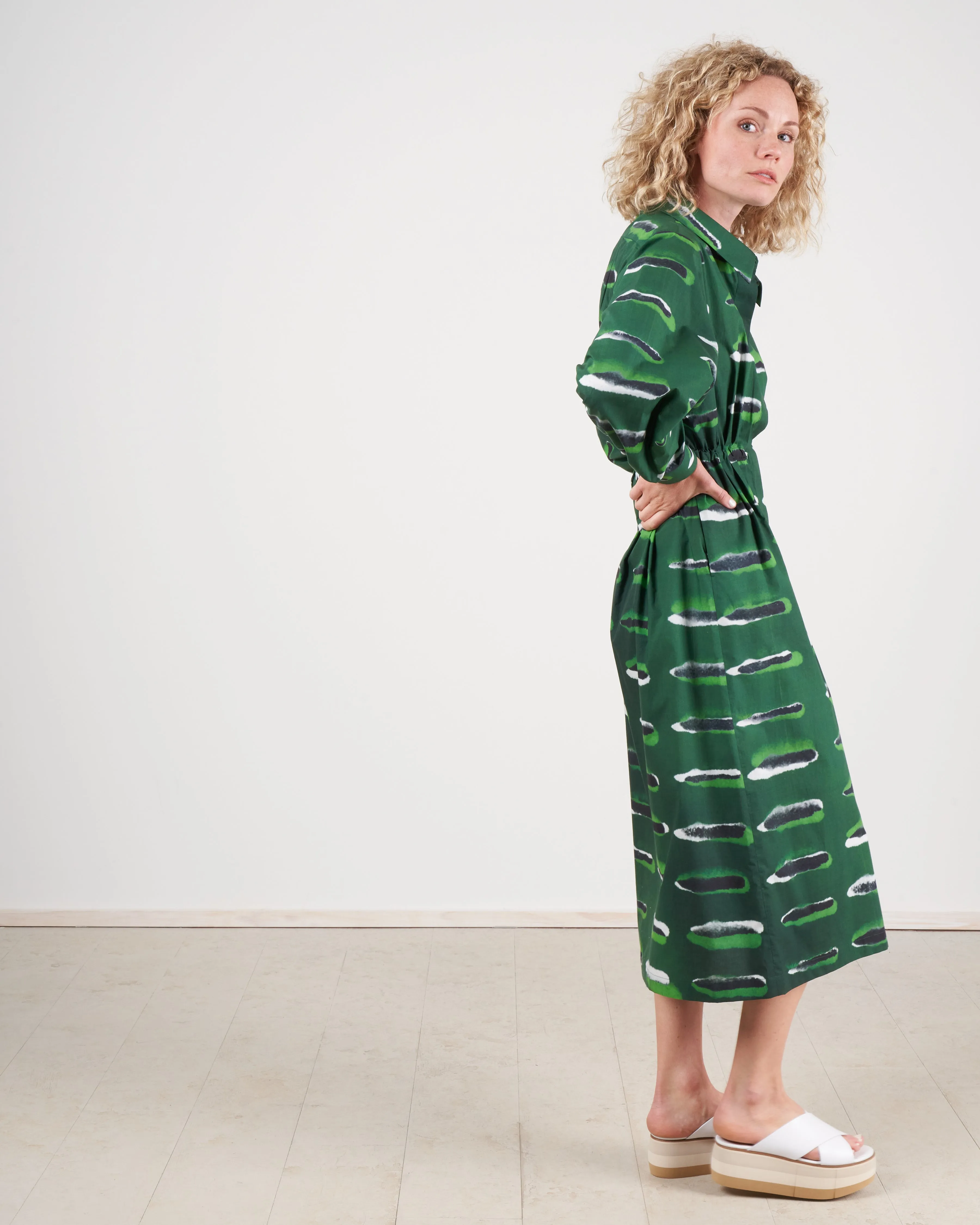 darlo dress - green 604