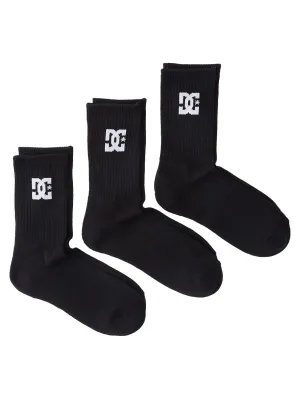 DC Men's Crew 3 Pack Socks