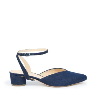 Denim V Slide   Marilyn Strap