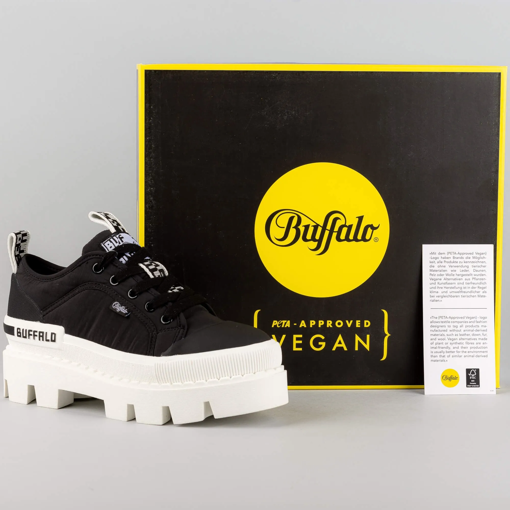 Dámske boty Buffalo RAVEN LO black čierna