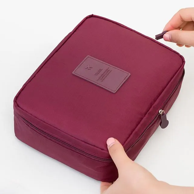 Do Not Miss Drop ship high quality Make Up Bag Women waterproof Cosmetic MakeUp bag travel organizer for toiletries toiletry kit