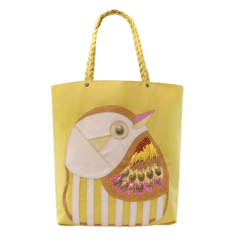 DOWITCHER Leather Applique Tote