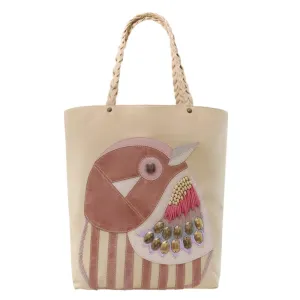 DOWITCHER Leather Applique Tote