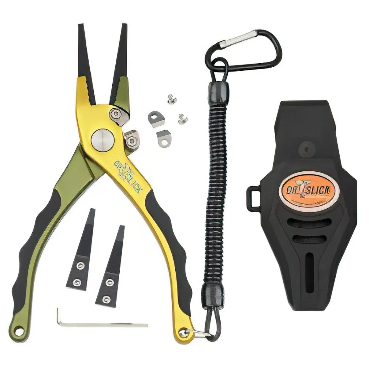 Dr Slick Squall Plier 7.5in - Green / Gold