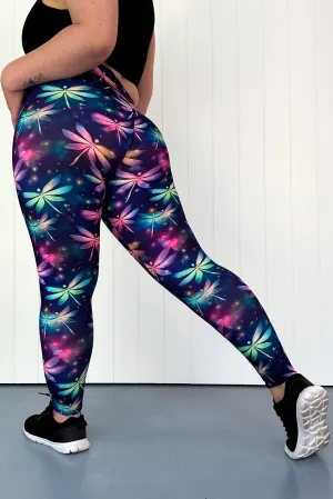Dragonfly Glow - Casual - Full Leggings