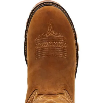 Durango Men's Maverick Xp 11" Waterproof Steel Toe Work Boot -Brown- DDB0403