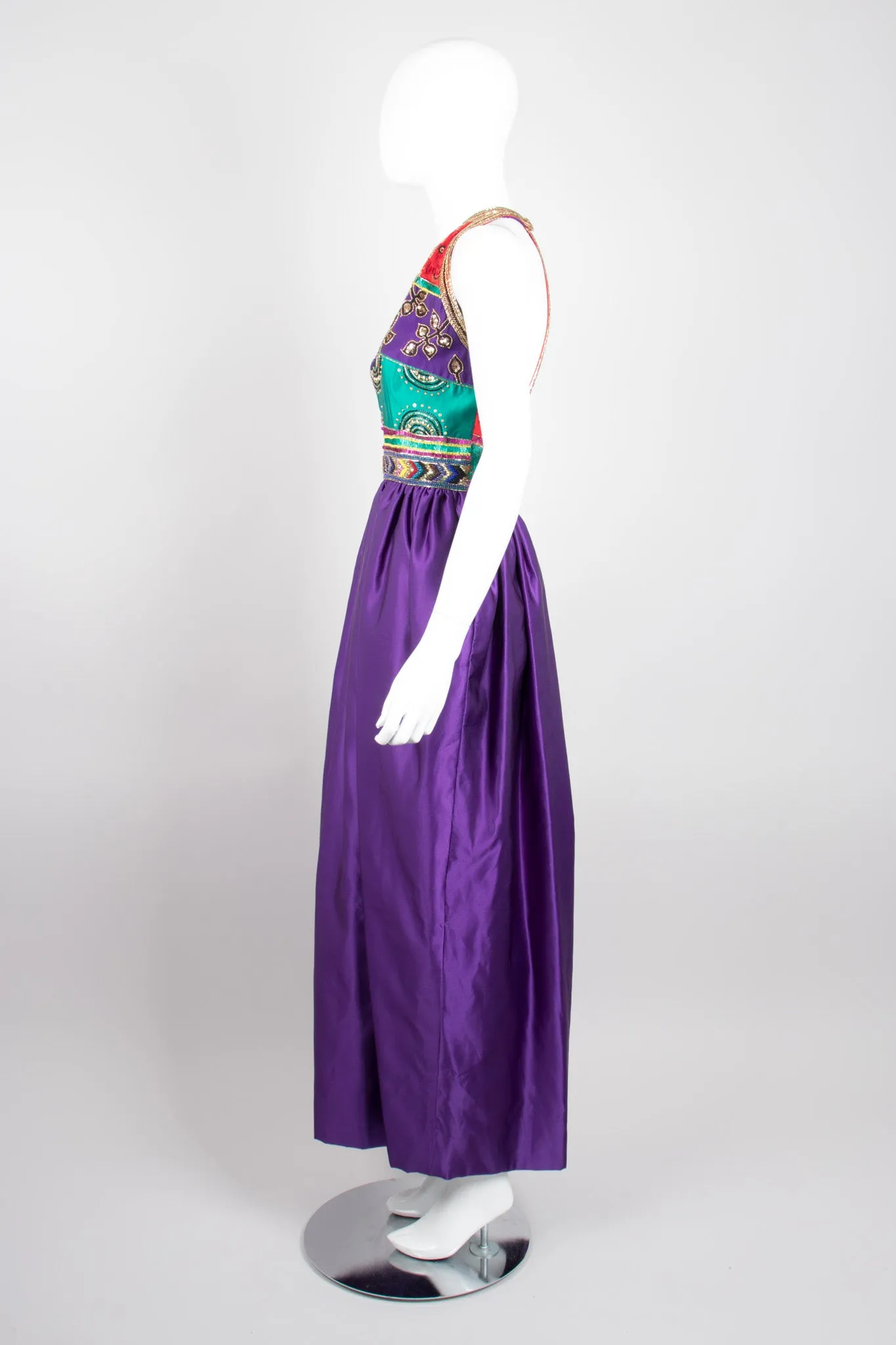 Embellished Halter Dress