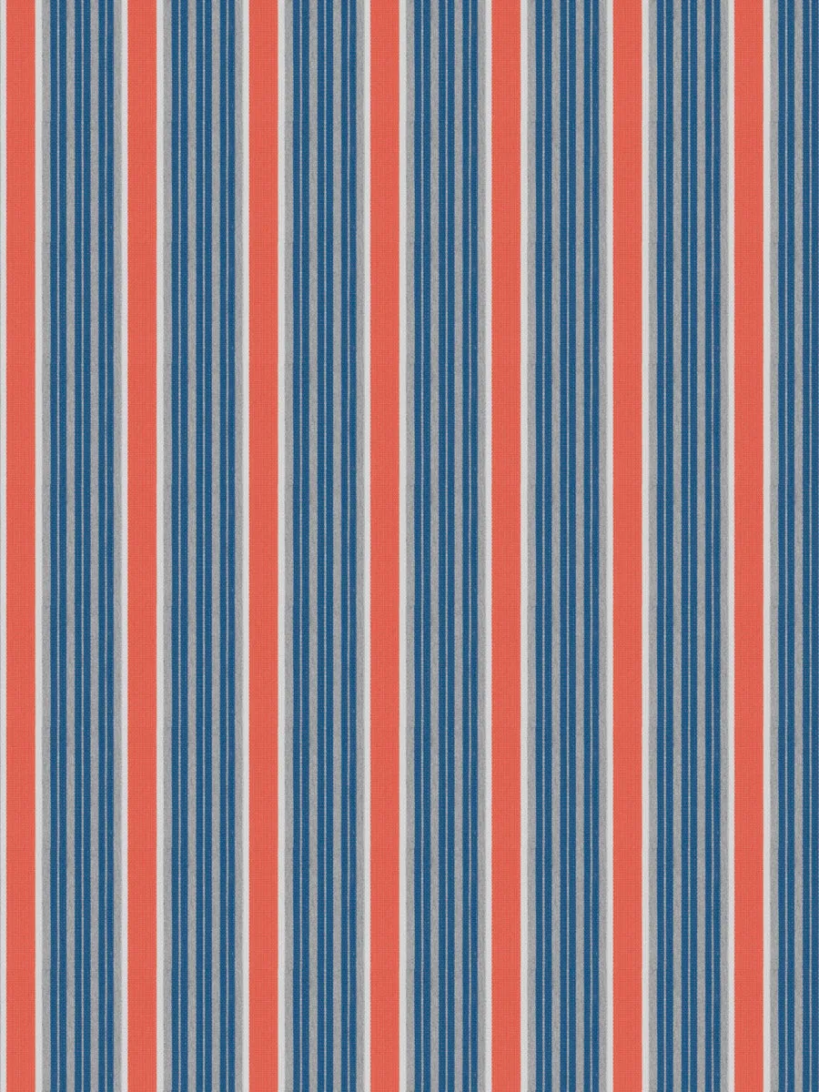 Espadrille stripe - Coral