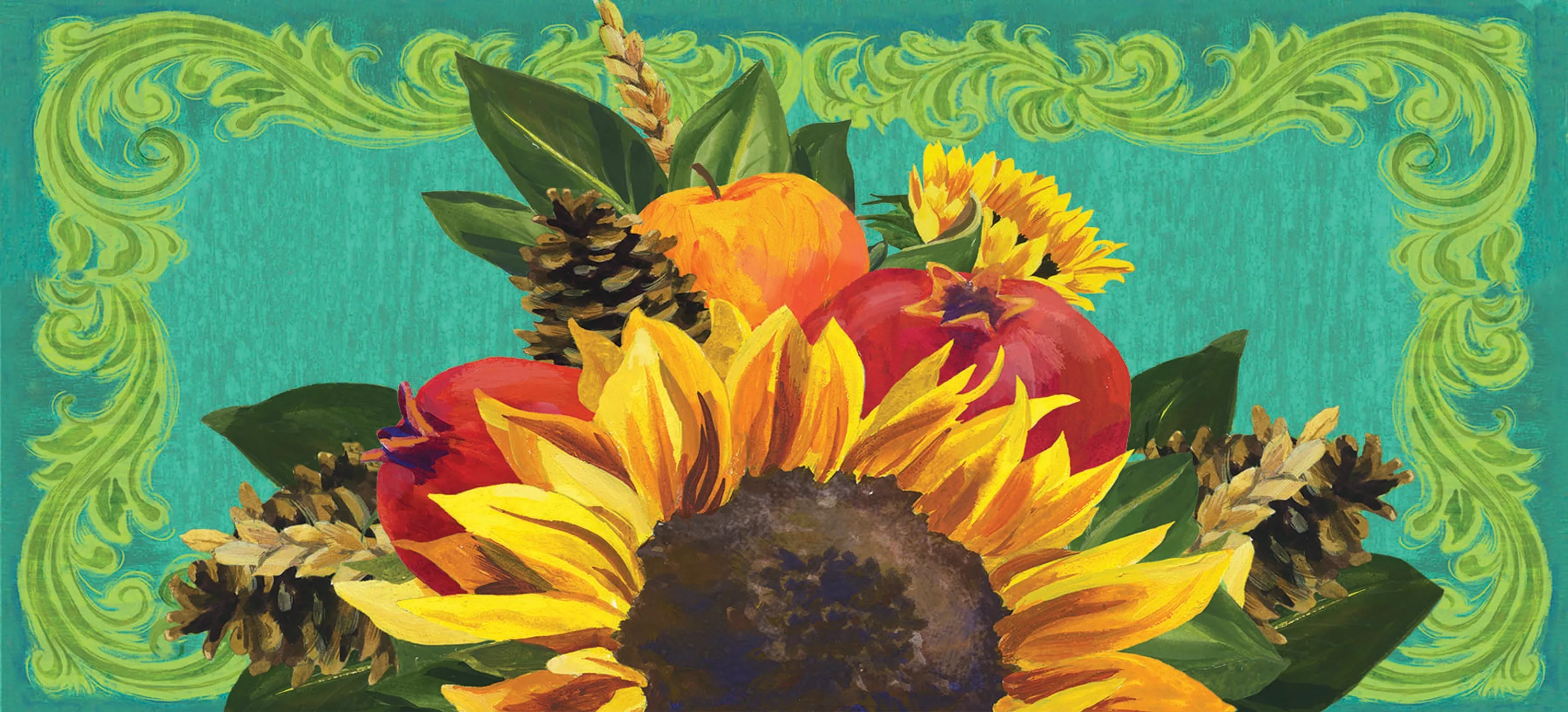 Fall Floral Sassafras Switch Mat