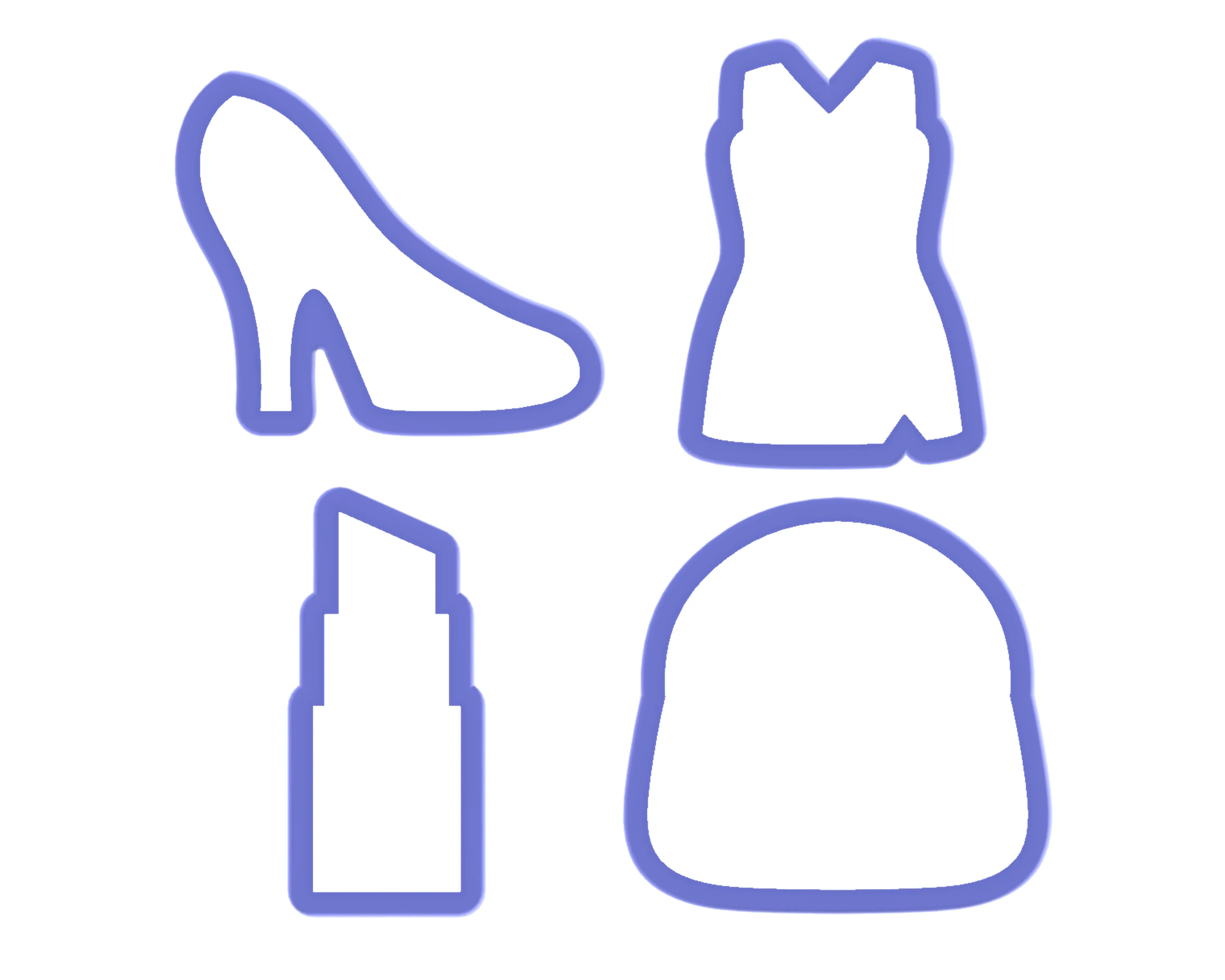 Fashion Cookie Cutter Set