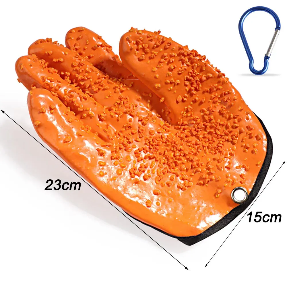 Fishing Gloves Catch Fish Anti-slip Durable Knit Full Finger Waterproof Work