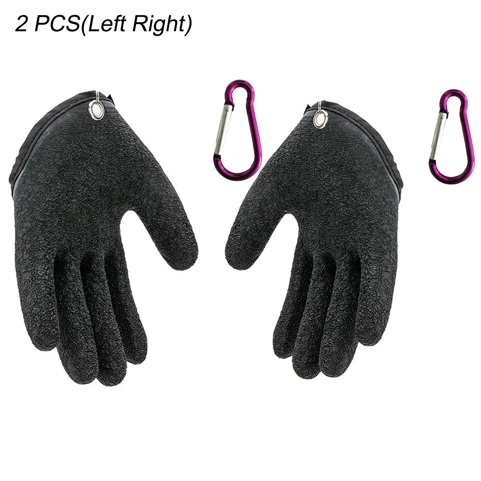 Fishing Gloves Catch Fish Anti-slip Durable Knit Full Finger Waterproof Work