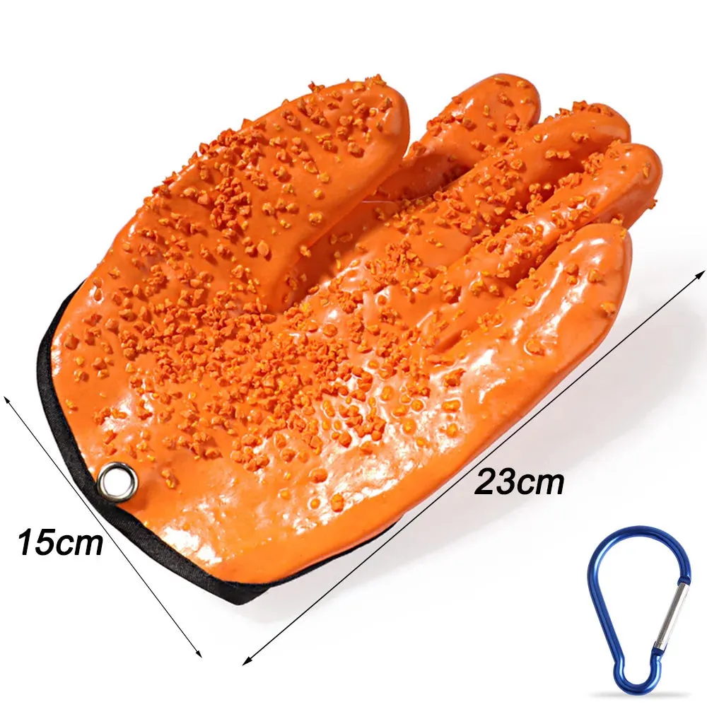 Fishing Gloves Catch Fish Anti-slip Durable Knit Full Finger Waterproof Work