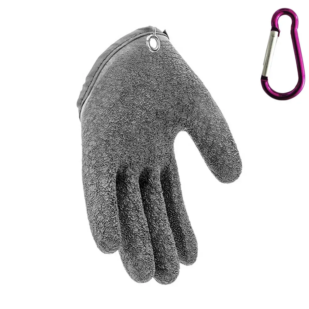 Fishing Gloves Catch Fish Anti-slip Durable Knit Full Finger Waterproof Work
