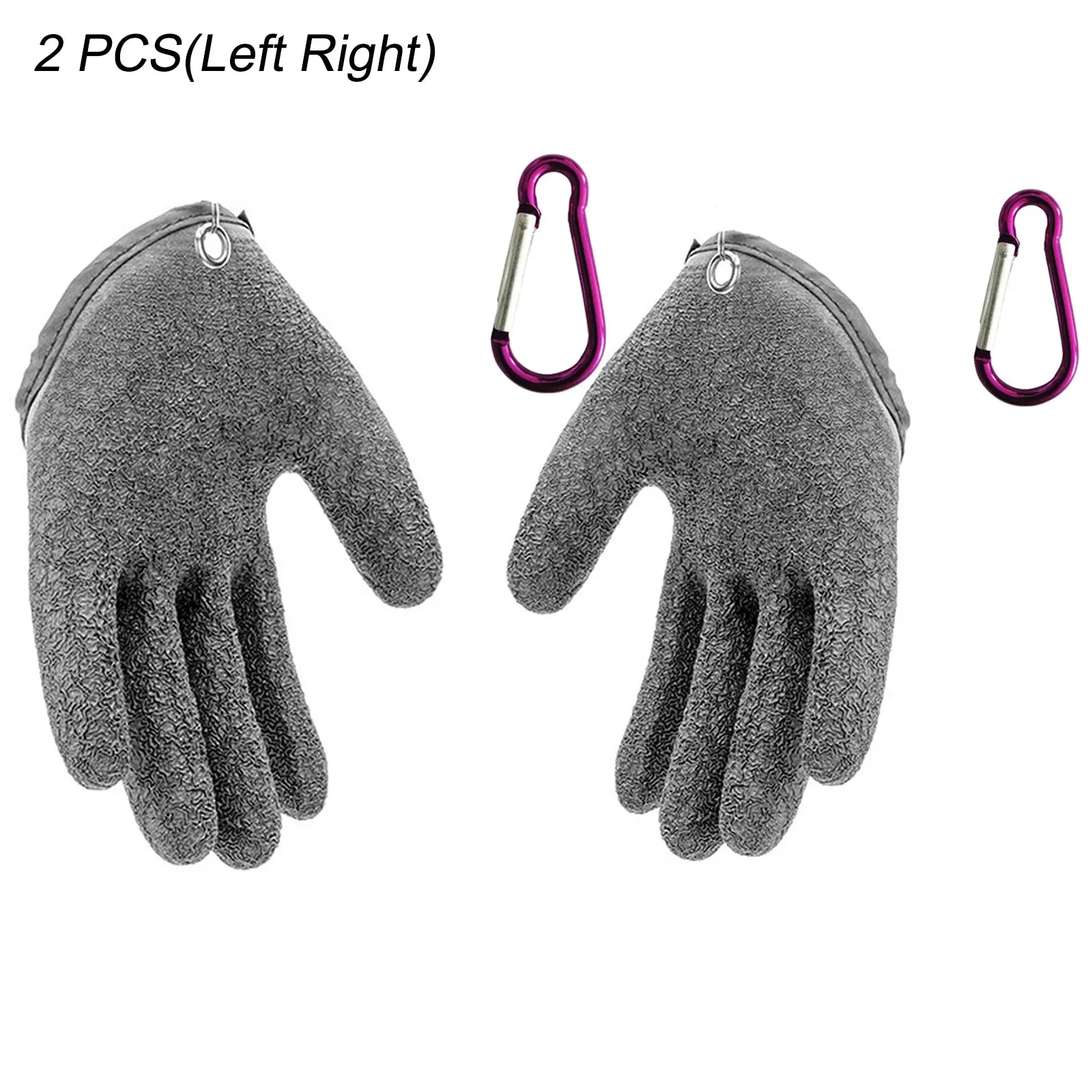 Fishing Gloves Catch Fish Anti-slip Durable Knit Full Finger Waterproof Work