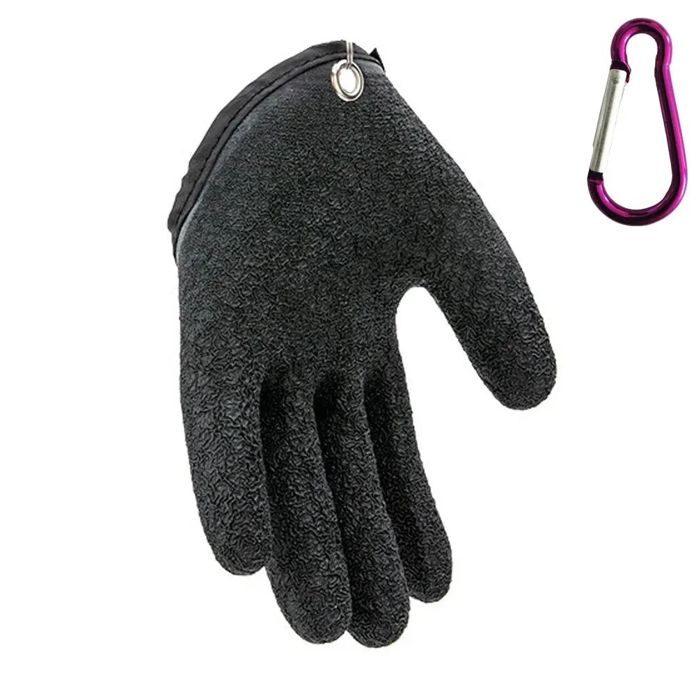 Fishing Gloves Catch Fish Anti-slip Durable Knit Full Finger Waterproof Work