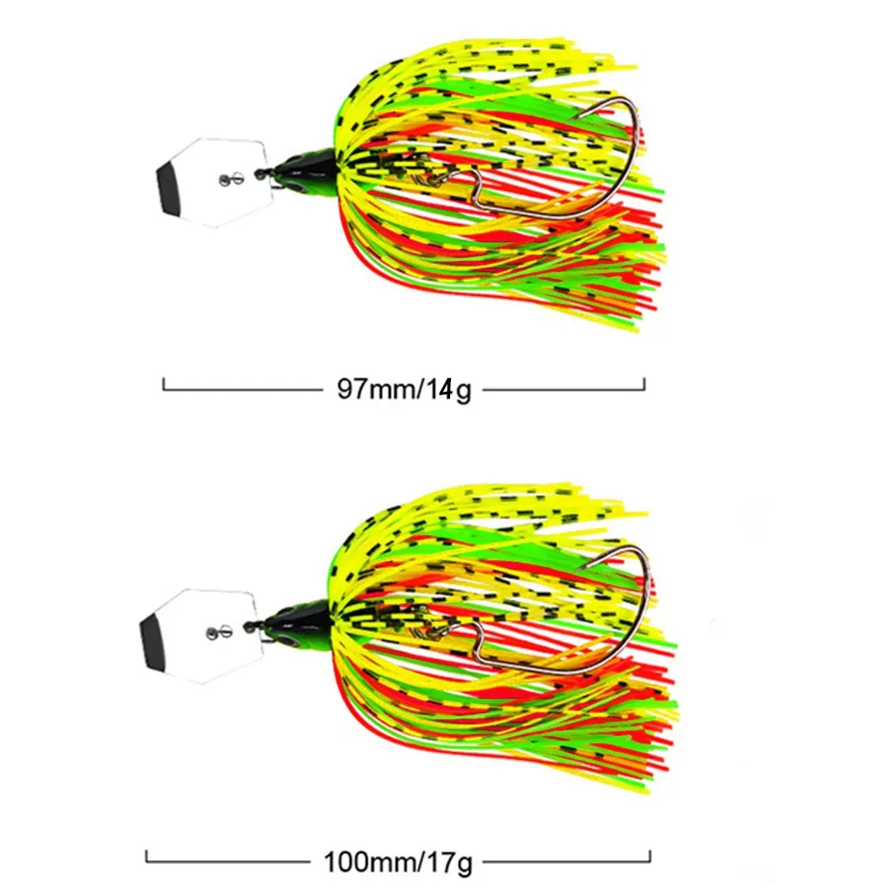 Fishing Lures Rubber Jig 2023 Weights14-17g Fishing Tackle Spinnerbait jig head Accessories Isca