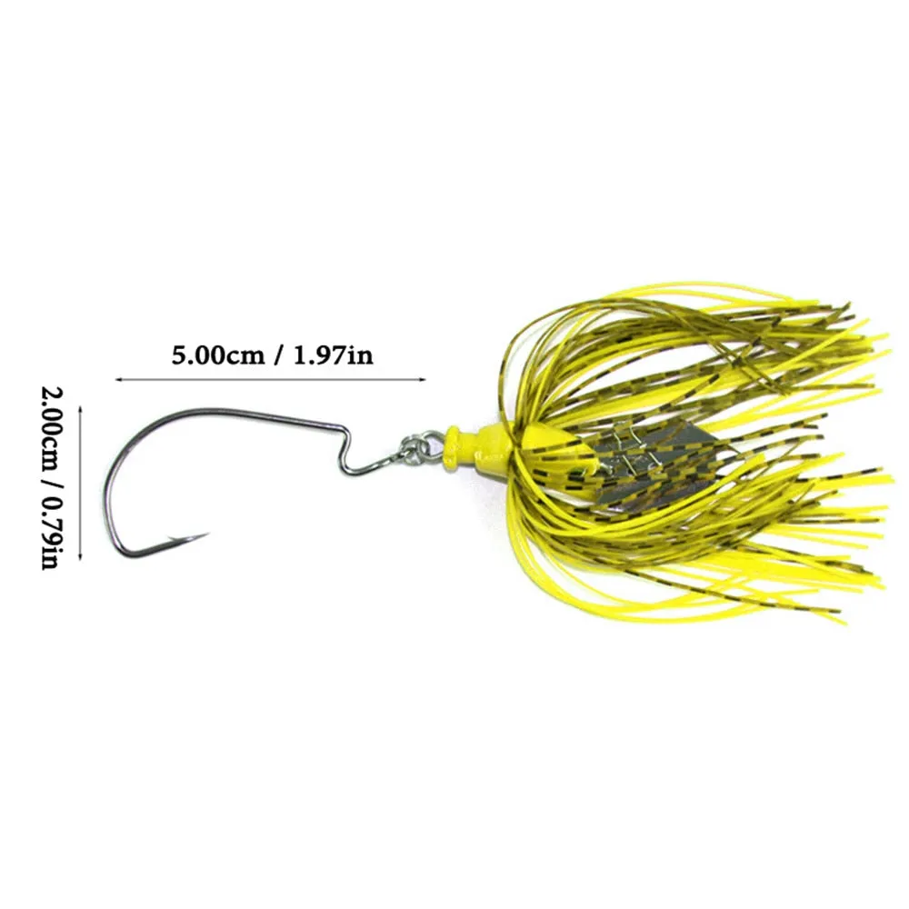 Fishing Lures Rubber Jig 2023 Weights14-17g Fishing Tackle Spinnerbait jig head Accessories Isca