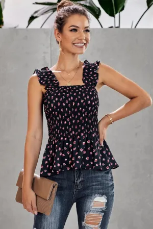 Floral Smocked Top