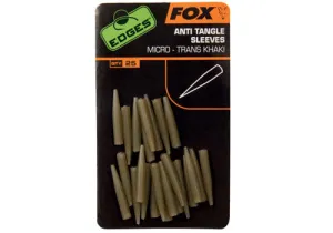 Fox Edges Anti tangle sleeve trans khaki x 25