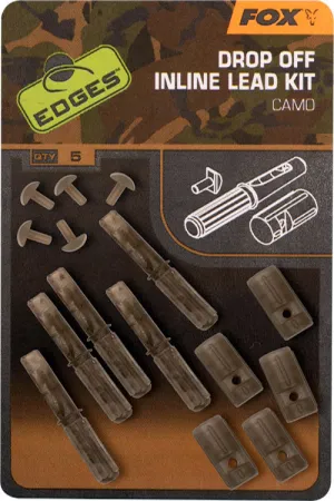 Fox Edges Camo Inline Lead Drop Off Kits x 5