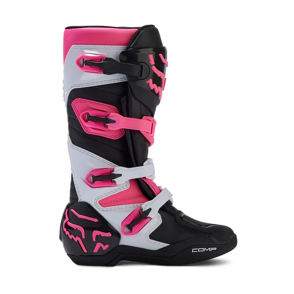 FOX WOMENS COMP BOOTS [BLACK/PINK]