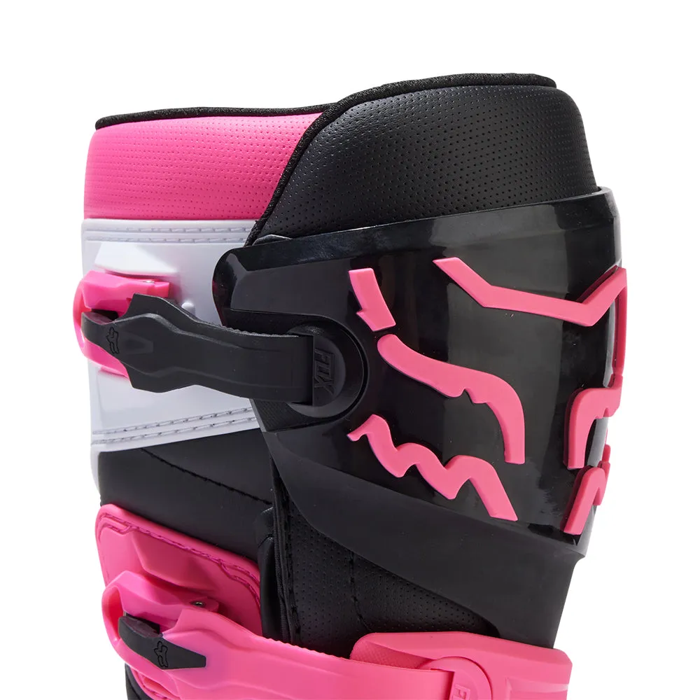 FOX WOMENS COMP BOOTS [BLACK/PINK]