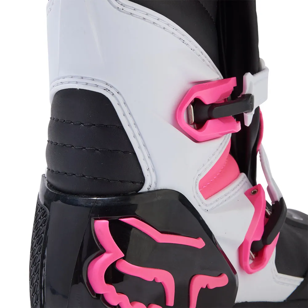 FOX WOMENS COMP BOOTS [BLACK/PINK]