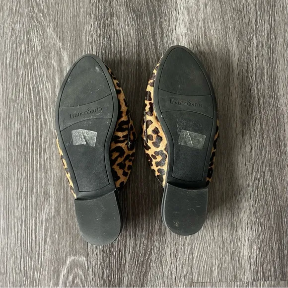 Franco Sarto Cheetah Print Mules