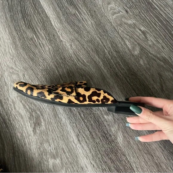 Franco Sarto Cheetah Print Mules