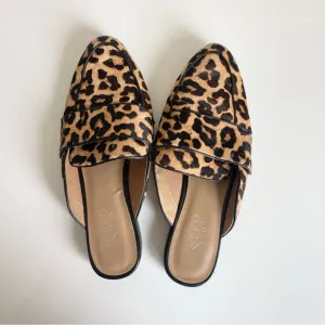 Franco Sarto Cheetah Print Mules