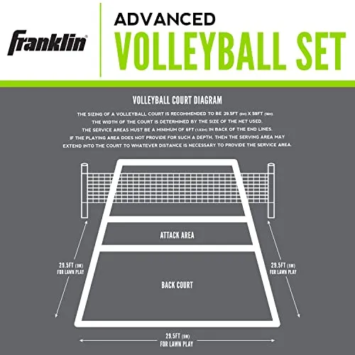 Franklin Sports Advanced Volleyball Set