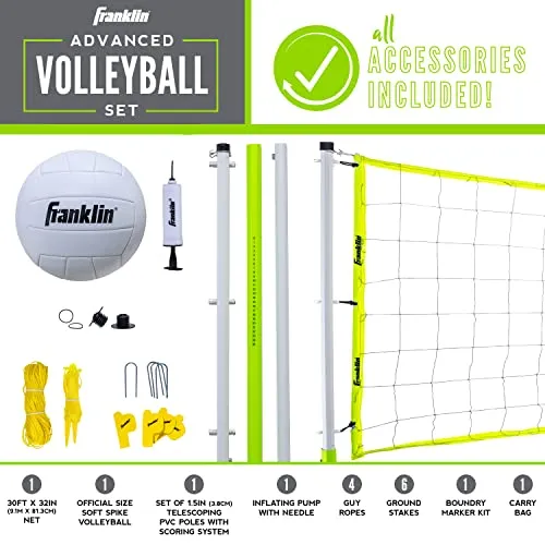 Franklin Sports Advanced Volleyball Set