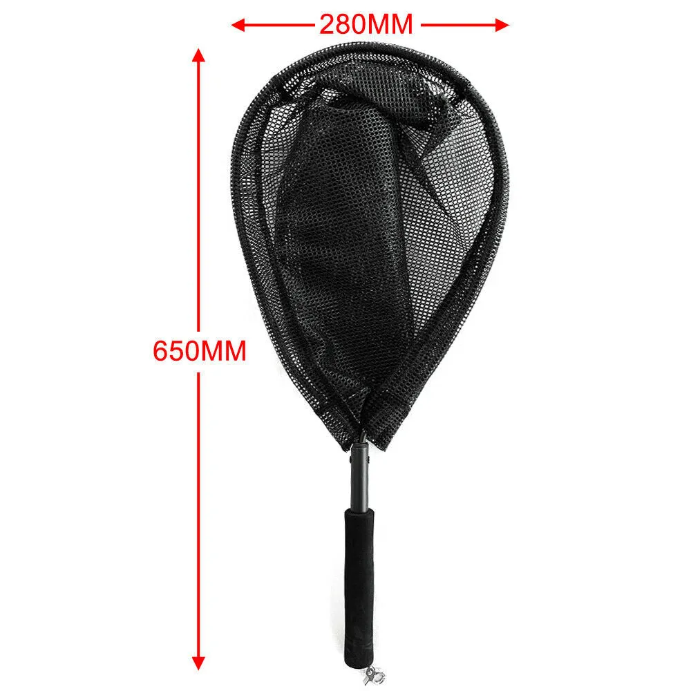 Fresh / Salt water Fish Landing Net Kayak Rubber Coated Fishing Tackle Large