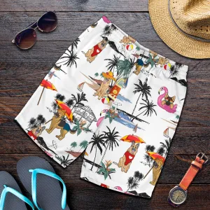 German Shepherd-Summer Beach Mens Shorts