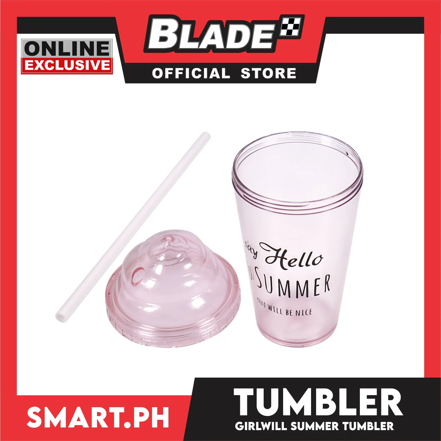 Gifts Tumbler Summer Design With Straw AP1502