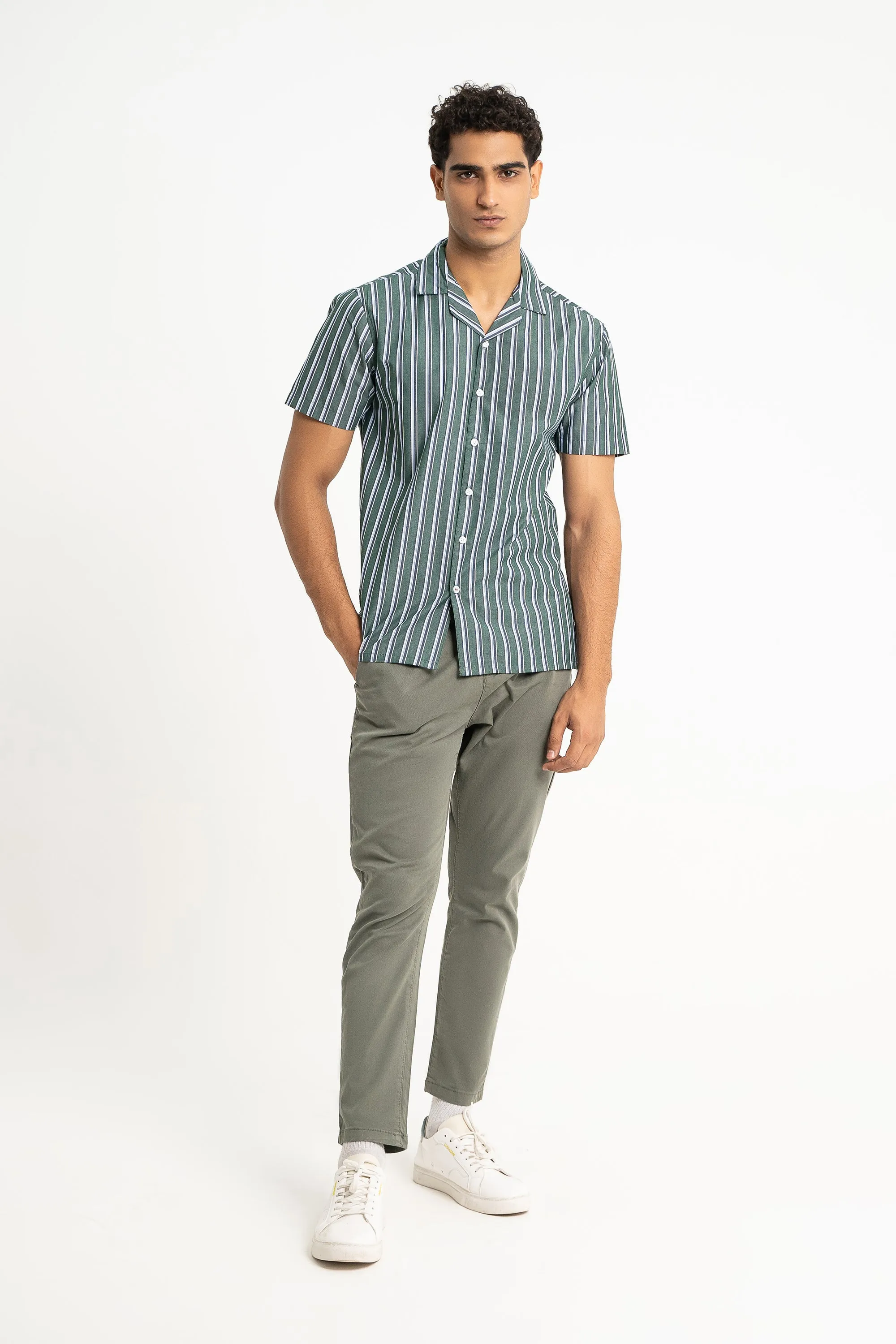 Green Digital Printed Shirt