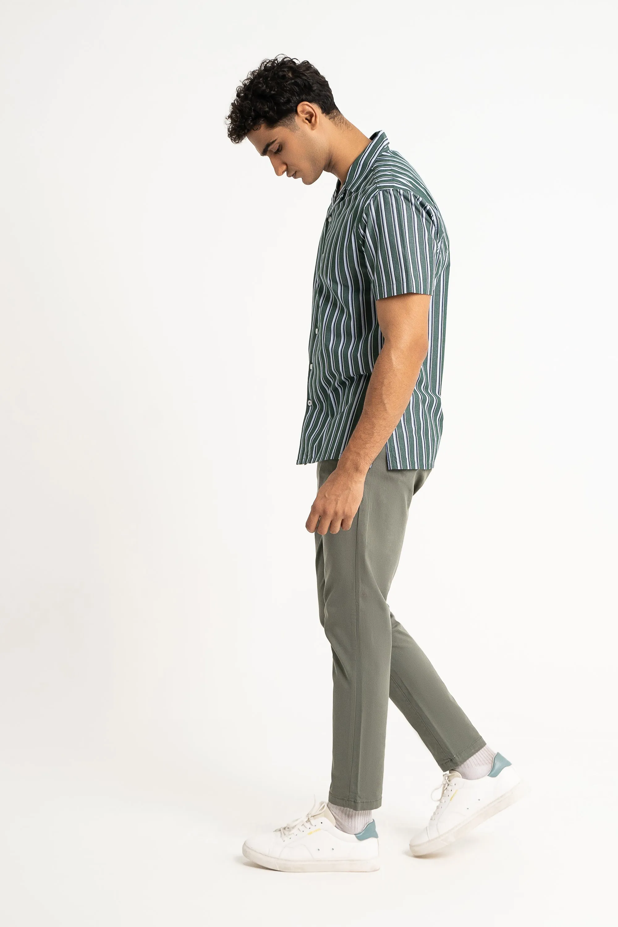 Green Digital Printed Shirt