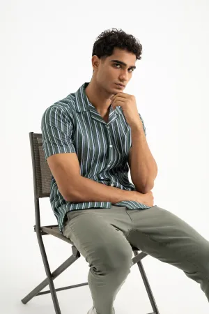 Green Digital Printed Shirt