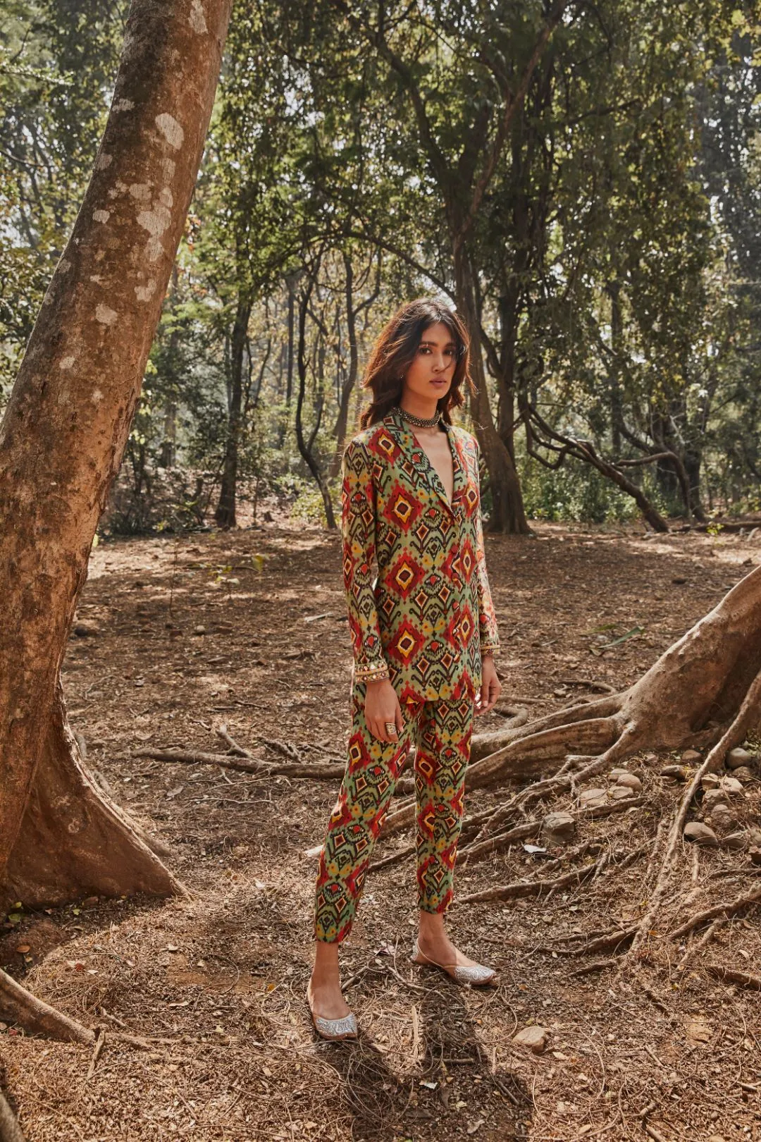 Green Pantsuit