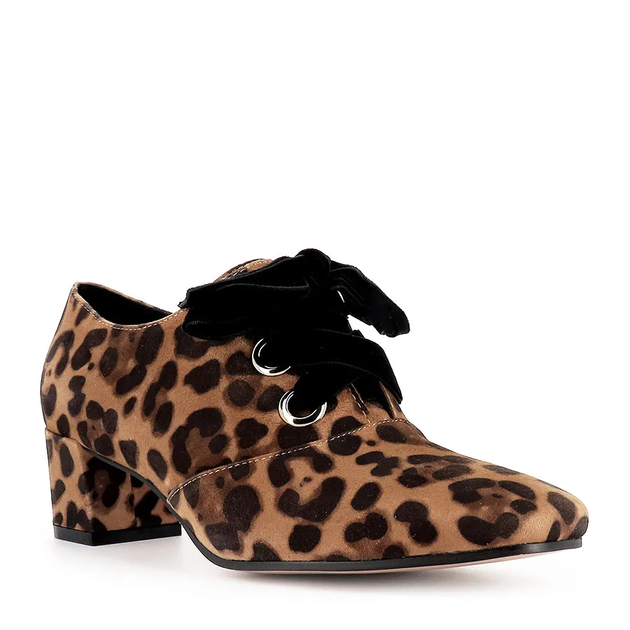 HAREM - TAN LEOPARD SUEDE