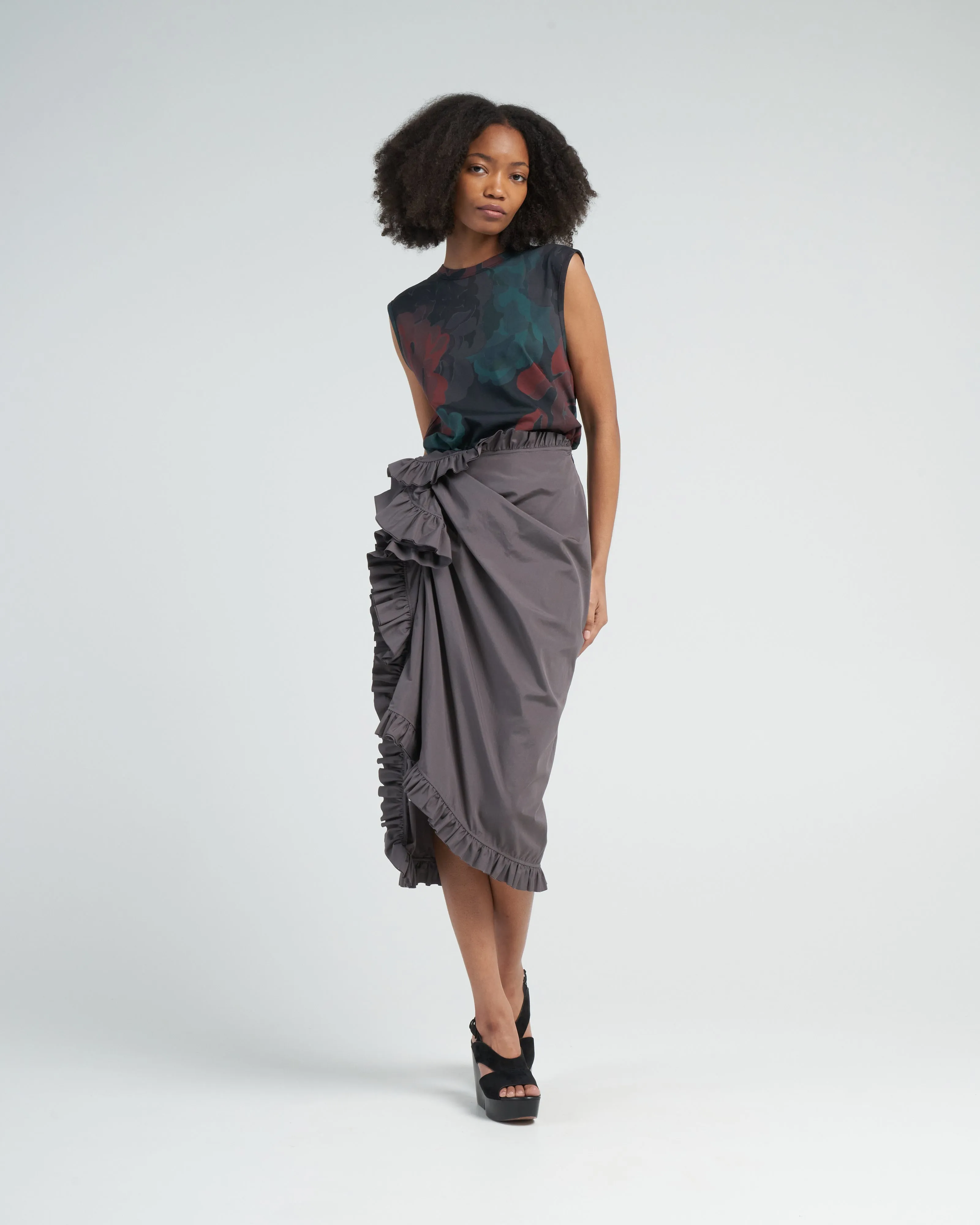 hendel top - burgundy